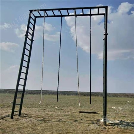 0018户外体能训练攀登架标准规格尺寸 7米攀登爬绳爬杆软梯组合