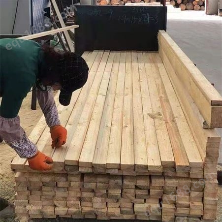 亿展木业白松木方 工地建筑工程支模模板樟子松 可按需定制