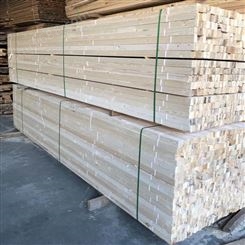亿展木业 建筑木方 园林搭建松木龙骨条 经久耐用不开裂