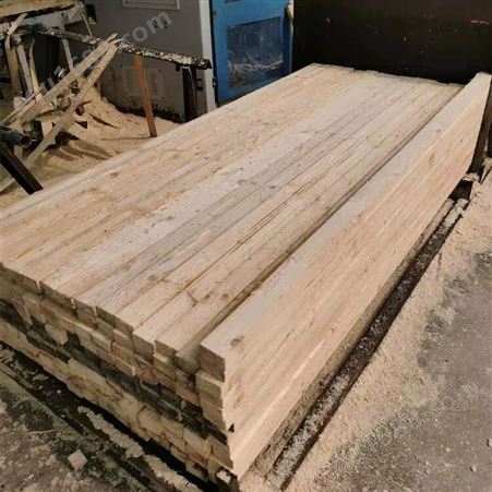 亿展木业 8m 观光景区用 结构简单 标准空调木托 铁杉建筑枕木
