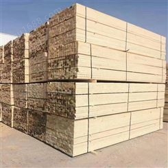 亿展木业 订做各种规格烘干进口桥梁木方 木材纹理清晰