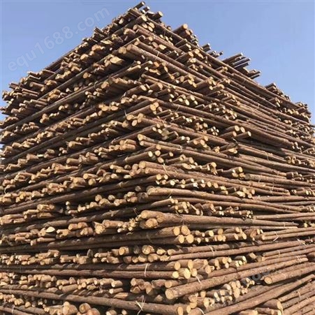 亿展木业 加工规格绿化支撑杆 纹理均匀木条松木杆