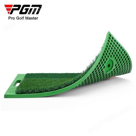 PGM 新品 高尔夫便携双草打击垫 切杆挥杆垫 TPE软底手提