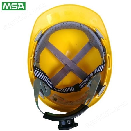 梅思安MSA 10146648 V-Gard 豪华型安全帽 ABS帽壳 一指键帽衬